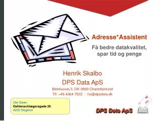adresse assistent f bedre datakvalitet spar tid og penge