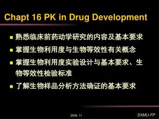 chapt 16 pk in drug development