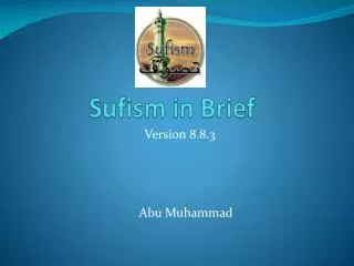 Sufism in Brief