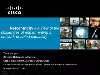 Netcentricity - A view of the challenges of implementing a network-enabled capability
