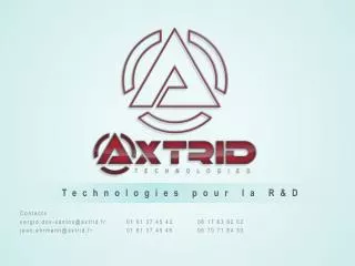 technologies pour la r d