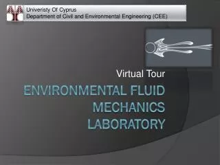 Environmental Fluid mechanics laboratory