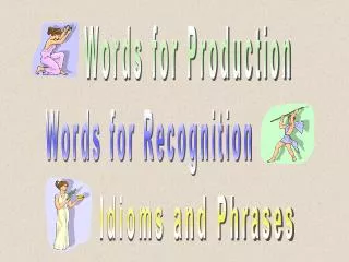 Words for Production