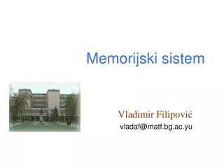 memorijski sistem