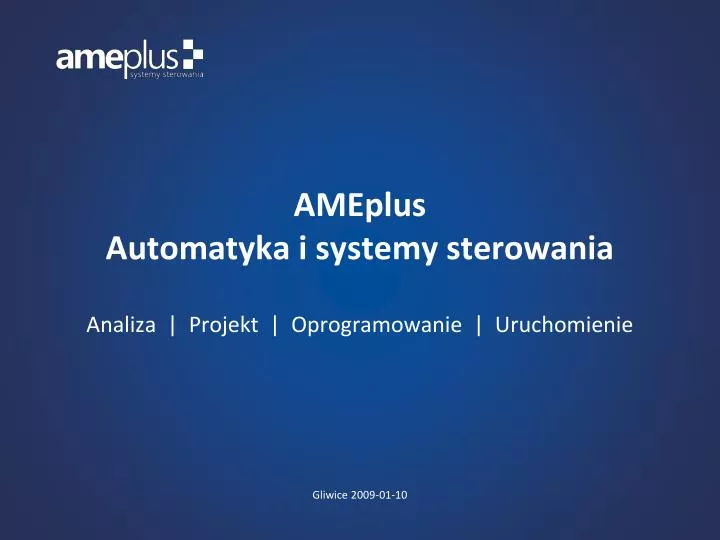 ameplus automatyka i systemy sterowania