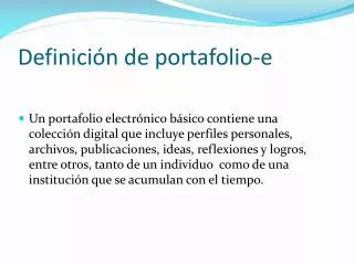 definici n de portafolio e