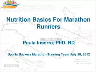Nutrition Basics For Marathon Runners