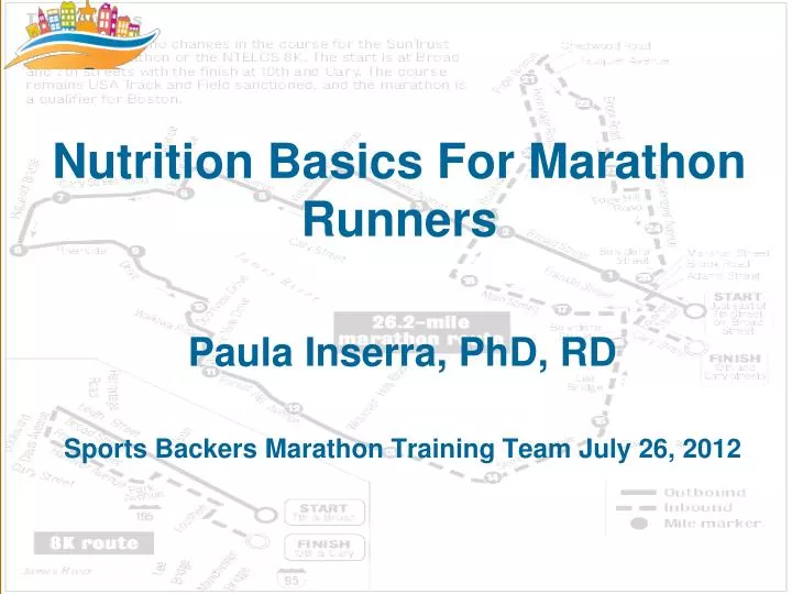 nutrition basics for marathon runners