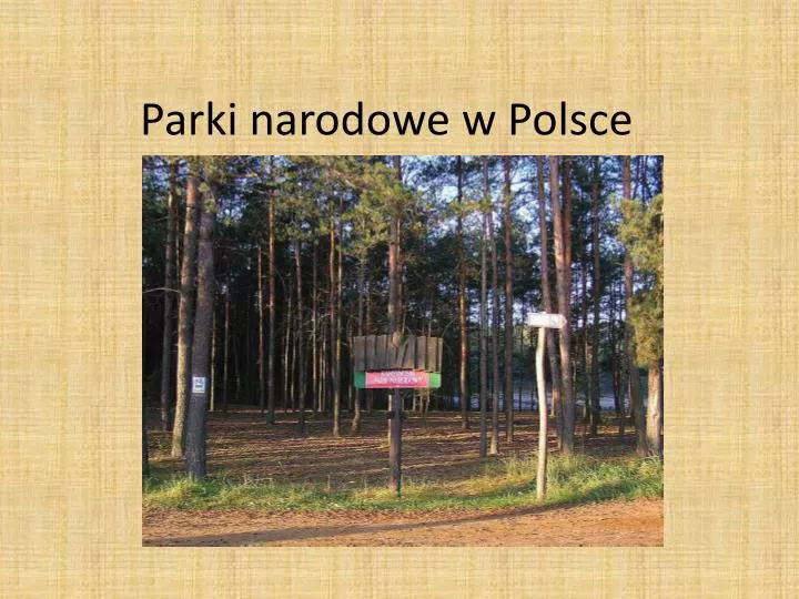 parki narodowe w polsce
