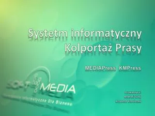 systetm informatyczny kolporta prasy