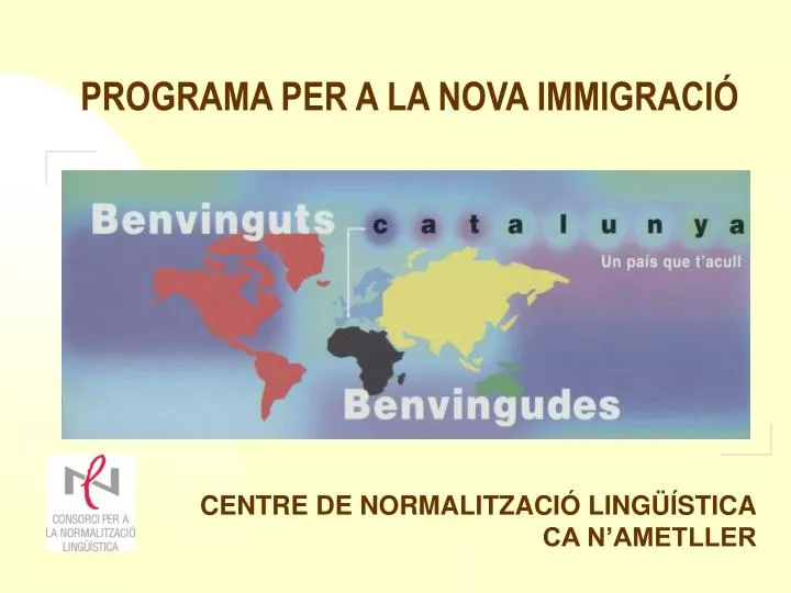 programa per a la nova immigraci