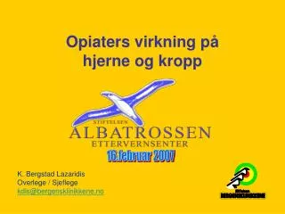 opiaters virkning p hjerne og kropp