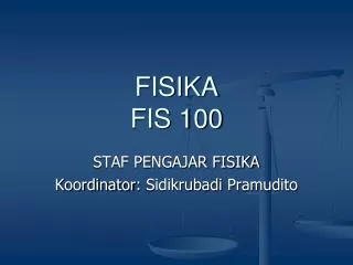 fisika fis 100
