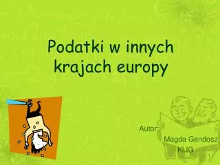 podatki w innych krajach europy