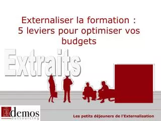 externaliser la formation 5 leviers pour optimiser vos budgets