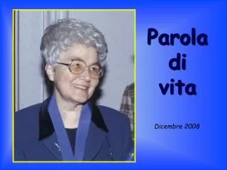 parola di vita