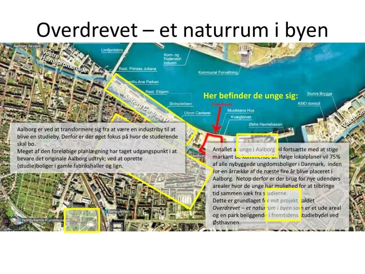 overdrevet et naturrum i byen