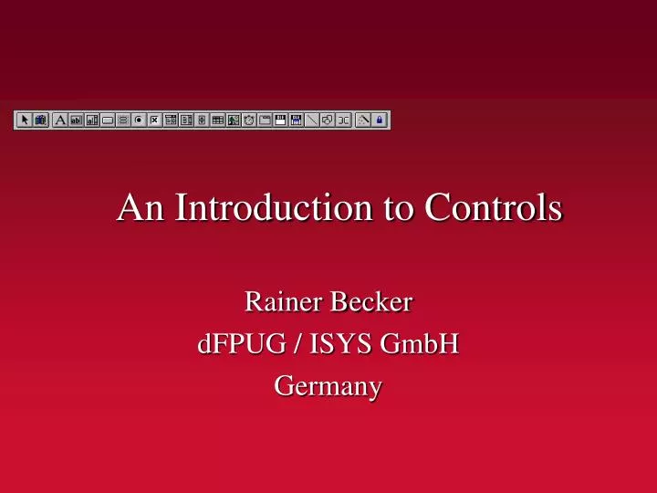 an introduction to controls