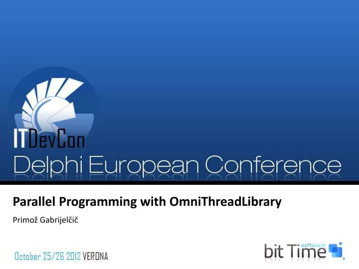 parallel programming with omnithreadlibrary
