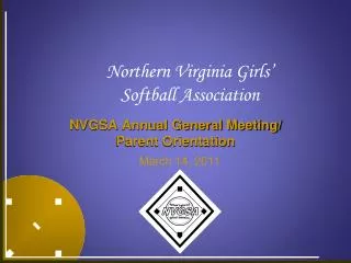 NVGSA Annual General Meeting/ Parent Orientation