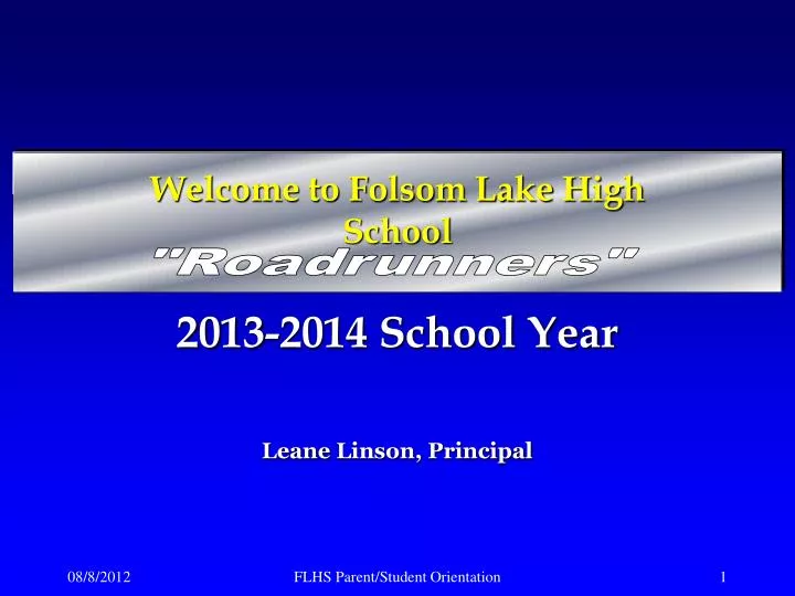 welcome to folsom lake high school