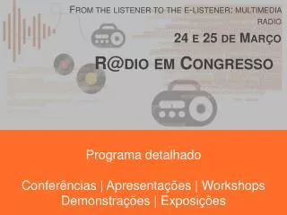 R@dio em Congresso