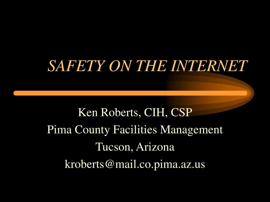 PPT - SAFETY ON THE INTERNET PowerPoint Presentation, free download ...