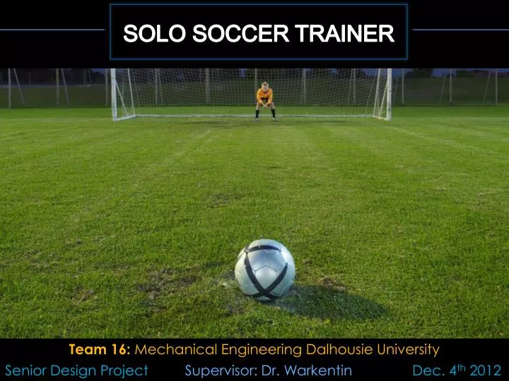 solo soccer trainer