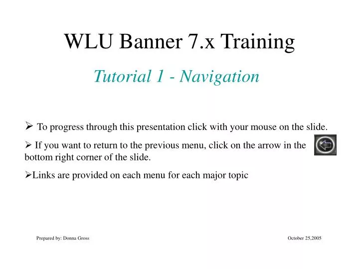 wlu banner 7 x training