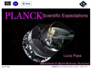 The Planck Mission: Scientific expectations