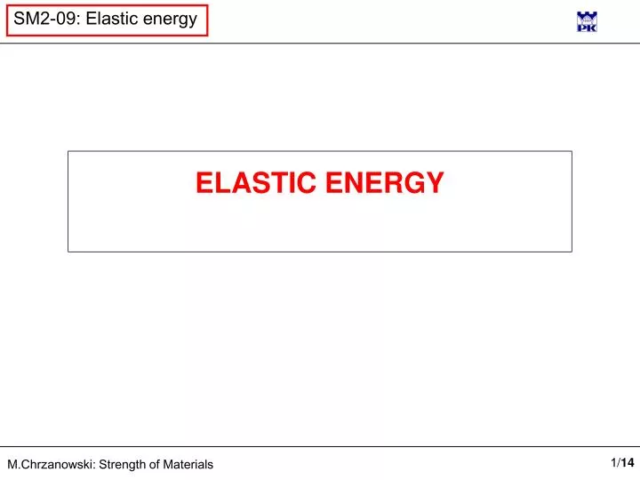 elastic energy