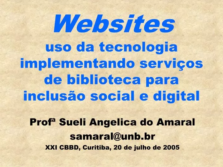 websites uso da tecnologia implementando servi os de biblioteca para inclus o social e digital