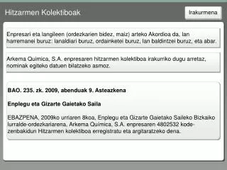 hitzarmen kolektiboak