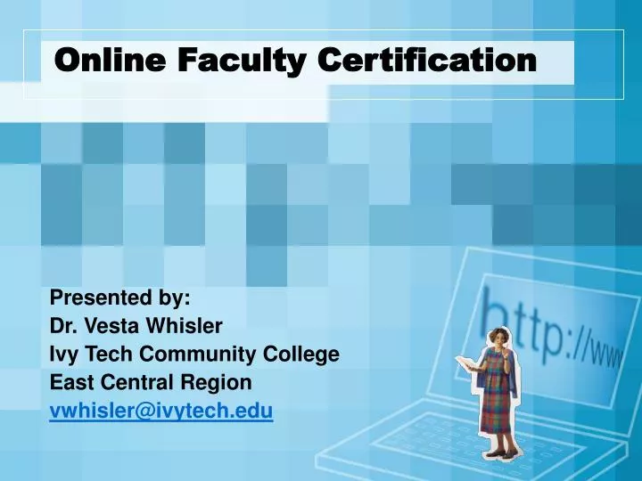 online faculty certification