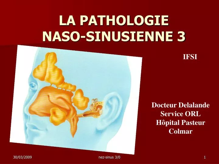 la pathologie naso sinusienne 3
