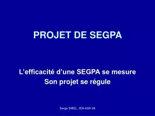 projet de segpa