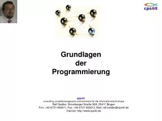 grundlagen der programmierung