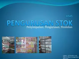 asas pengurusan stok