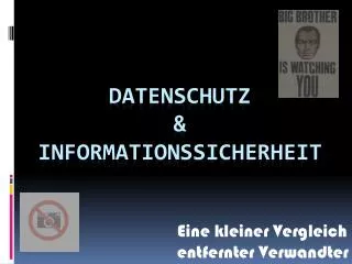 eine kleiner vergleich entfernter verwandter