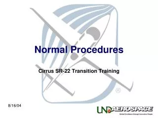 Normal Procedures