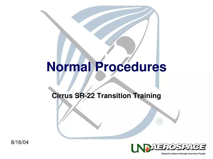 normal procedures