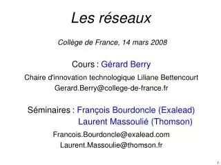 les r seaux