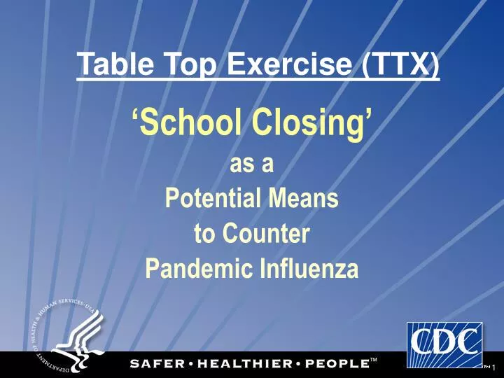 school closing as a potential means to counter pandemic influenza