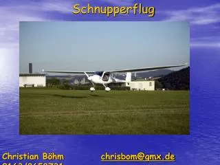 schnupperflug