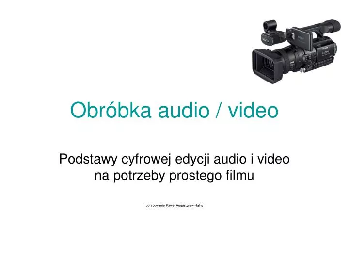 obr bka audio video
