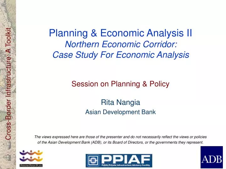 planning economic analysis ii northern economic corridor case study for economic analysis