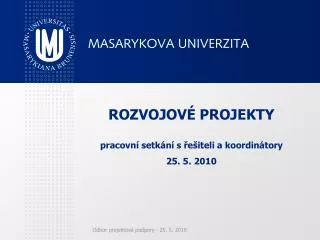 rozvojov projekty pracovn setk n s e iteli a koordin tory 25 5 2010