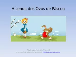 a lenda dos ovos de p scoa