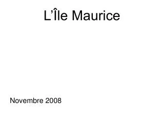 l le maurice