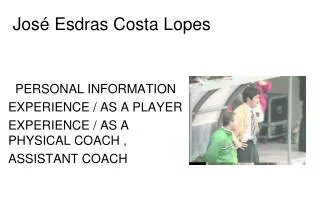 jos esdras costa lopes